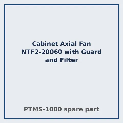 कैबिनेट एक्सियल फ़ैन NTF2-20060 गार्ड और फ़िल्टर सहित