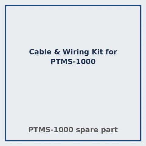 PTMS-1000 के लिए केबल और वायरिंग किट