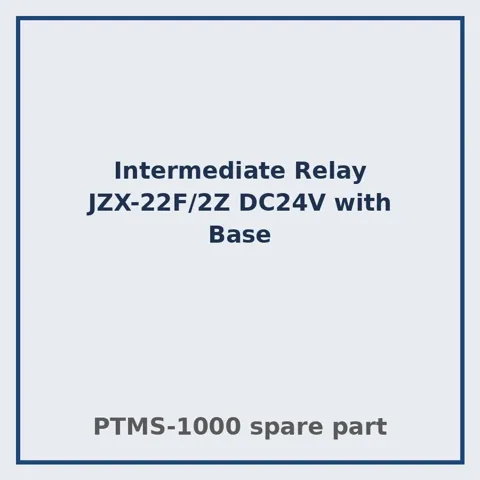 इंटरमीडिएट रिले JZX-22F/2Z DC24V बेस सहित