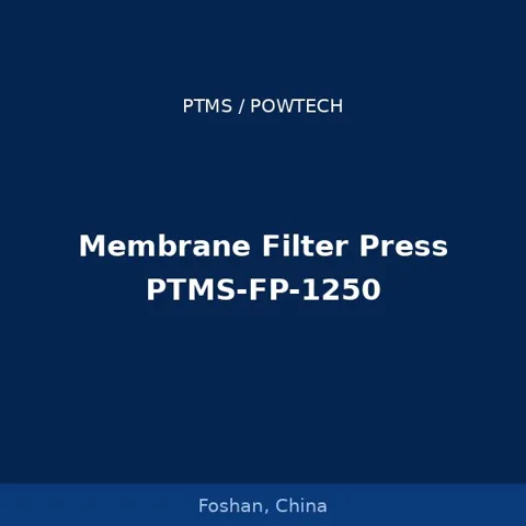 PTMS-FP-1250 Membrane Filter Press – PTMS