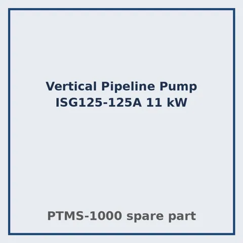 Vertical Pipeline Pump ISG125-125A 11 kW – PTMS