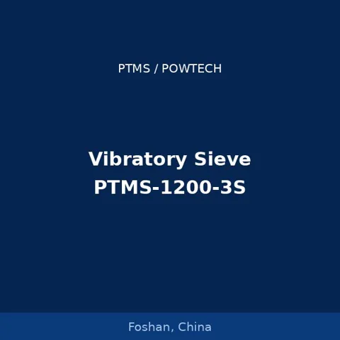 PTMS-1200-3S Vibratory Sieve – PTMS